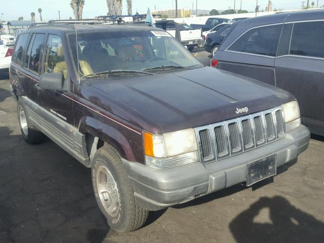 1J4FX58S4VC691901 - 1997 JEEP GRAND CHER BURGUNDY photo 1