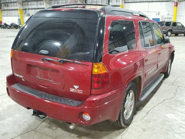 1GKET16P146147233 - 2004 GMC ENVOY XL RED photo 4