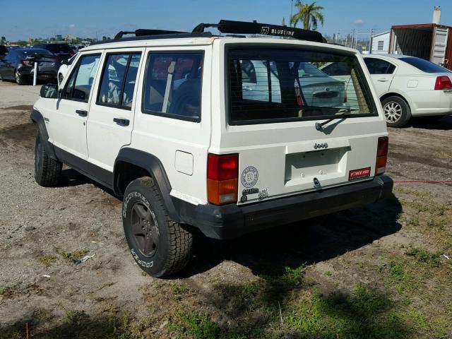 1J4FT68S7TL285013 - 1996 JEEP CHEROKEE S WHITE photo 3