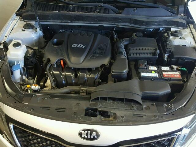 5XXGM4A76EG334836 - 2014 KIA OPTIMA LX SILVER photo 7