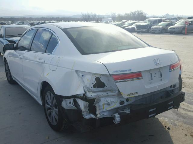 1HGCP2F70CA119028 - 2012 HONDA ACCORD EX WHITE photo 3