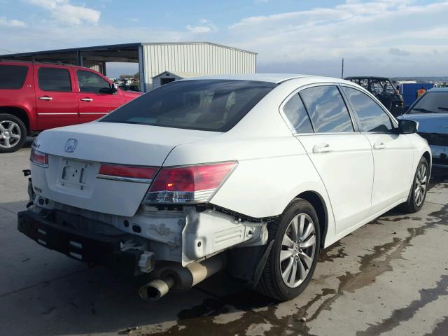 1HGCP2F70CA119028 - 2012 HONDA ACCORD EX WHITE photo 4