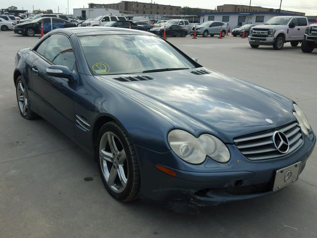 WDBSK75FX5F087028 - 2005 MERCEDES-BENZ SL 500 BLUE photo 1