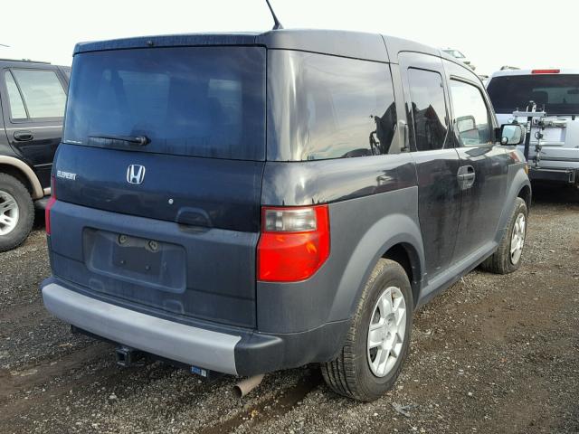 5J6YH28316L009975 - 2006 HONDA ELEMENT LX BLACK photo 4