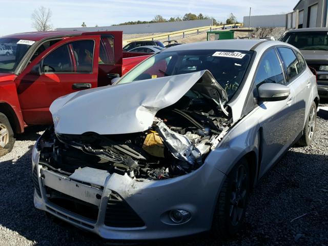 1FADP3K20EL333663 - 2014 FORD FOCUS SE SILVER photo 2