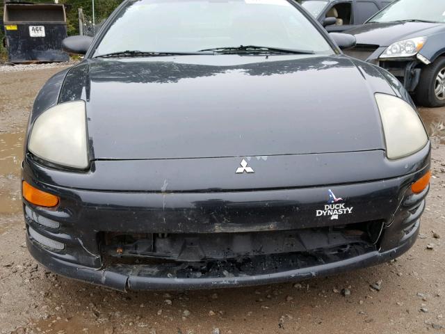 4A3AC54H82E087044 - 2002 MITSUBISHI ECLIPSE GT BLACK photo 9