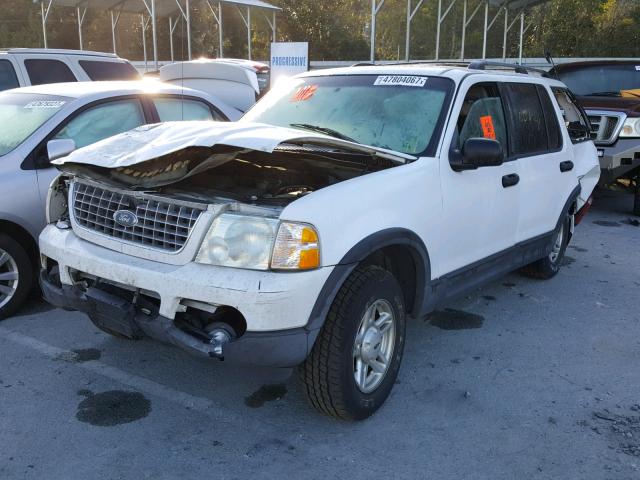 1FMZU63K13UB22869 - 2003 FORD EXPLORER X WHITE photo 2