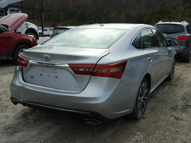 4T1BK1EB0GU198581 - 2016 TOYOTA AVALON XLE SILVER photo 4