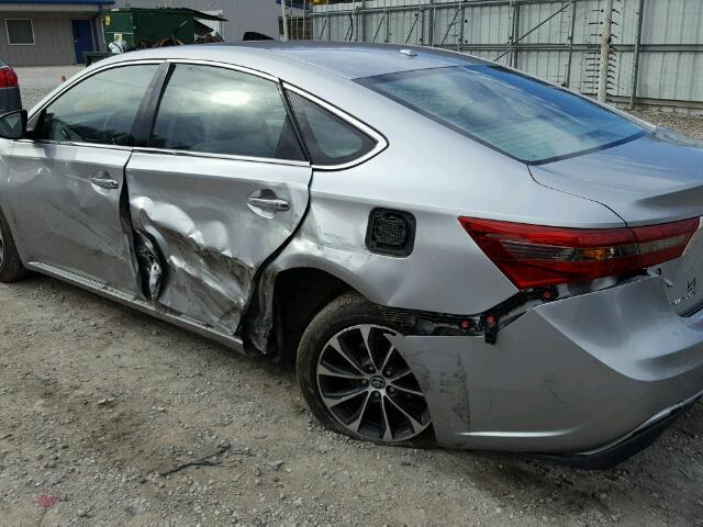 4T1BK1EB0GU198581 - 2016 TOYOTA AVALON XLE SILVER photo 9