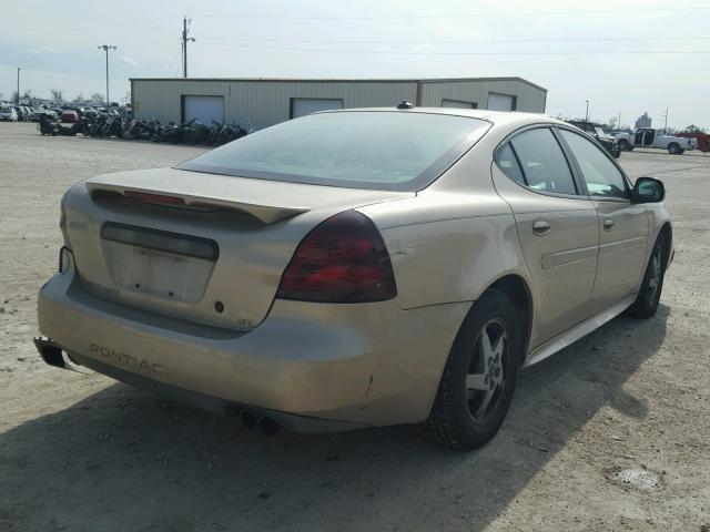 2G2WS522441203939 - 2004 PONTIAC GRAND PRIX GOLD photo 4