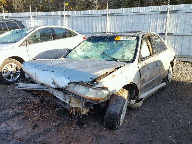 1HGCG1653XA025482 - 1999 HONDA ACCORD EX TAN photo 2