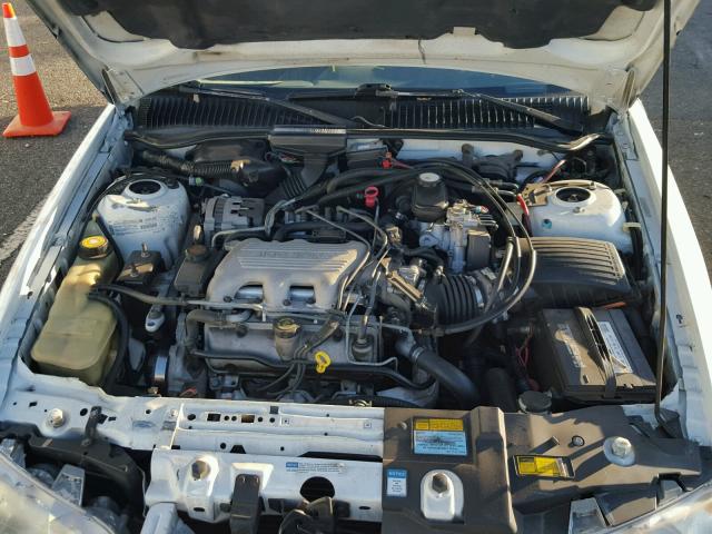 1G2NW52M8VC786688 - 1997 PONTIAC GRAND AM G WHITE photo 7