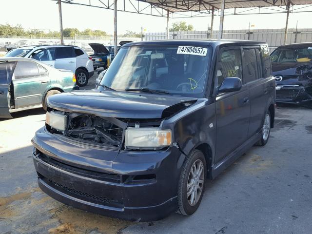 JTLKT324964082267 - 2006 TOYOTA SCION XB BLUE photo 2