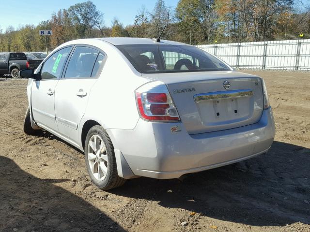 3N1AB6AP4AL664886 - 2010 NISSAN SENTRA 2.0 SILVER photo 3