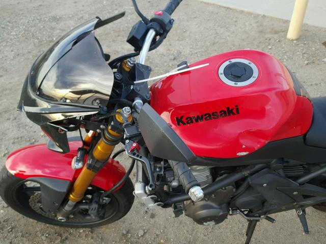 JKAEXEA168A036409 - 2008 KAWASAKI EX650 A RED photo 9