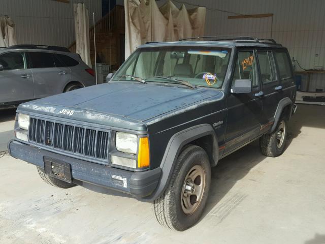 1J4FJ68S3RL166891 - 1994 JEEP CHEROKEE S GREEN photo 2