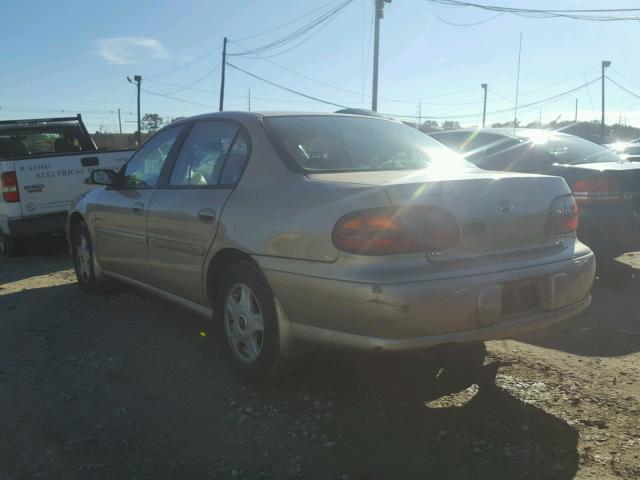 1G1NE52JX16172280 - 2001 CHEVROLET MALIBU LS TAN photo 3