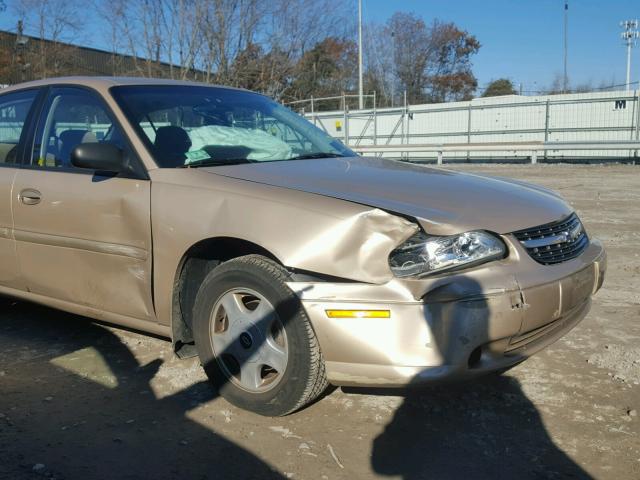 1G1NE52JX16172280 - 2001 CHEVROLET MALIBU LS TAN photo 9