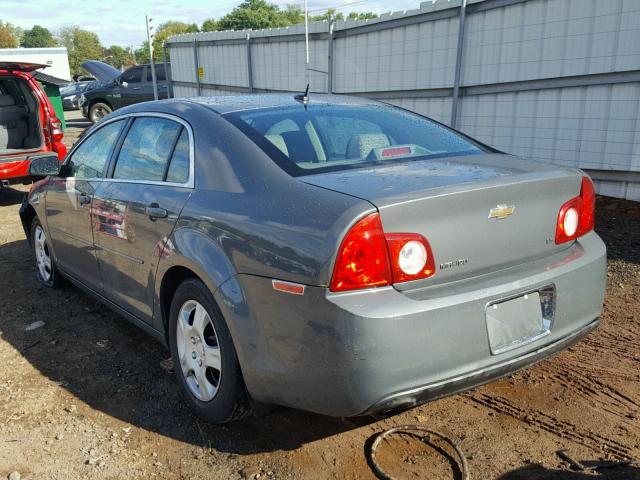 1G1ZG57B98F167157 - 2008 CHEVROLET MALIBU LS ნაცრისფერი ფოტო 3