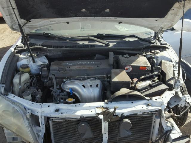 4T1BE46K99U876819 - 2009 TOYOTA CAMRY BASE WHITE photo 7