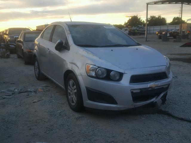 1G1JC5SG0D4227506 - 2013 CHEVROLET SONIC LT SILVER photo 1