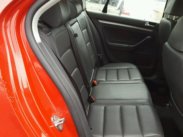 3VWRZ71K68M087589 - 2008 VOLKSWAGEN JETTA SE 红色 照片 6