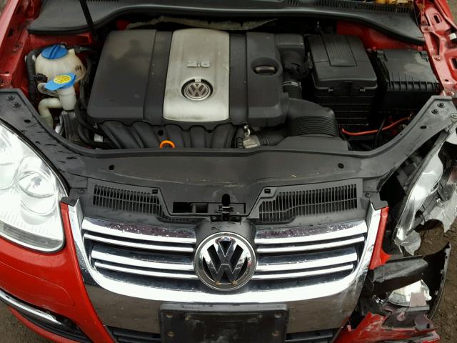 3VWRZ71K68M087589 - 2008 VOLKSWAGEN JETTA SE 红色 照片 7