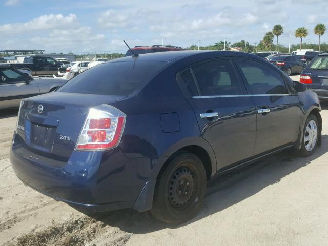 3N1AB61E67L705994 - 2007 NISSAN SENTRA 2.0 BLUE photo 4