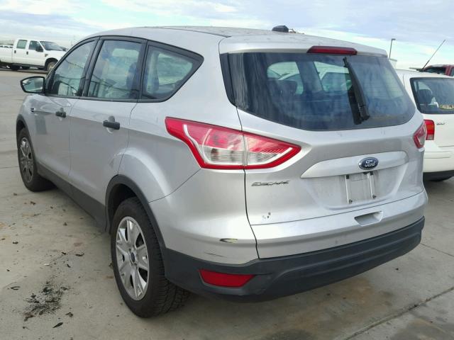 1FMCU0F78EUB99607 - 2014 FORD ESCAPE S SILVER photo 3