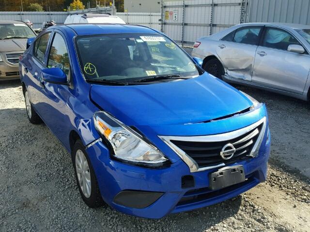 3N1CN7AP4GL865315 - 2016 NISSAN VERSA S BLUE photo 1