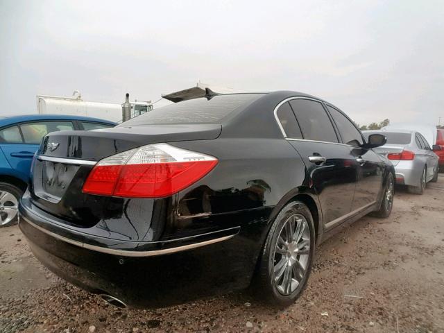 KMHGC4DF2AU070391 - 2010 HYUNDAI GENESIS 4. BLACK photo 4