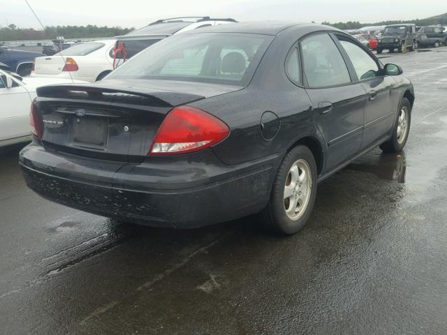 1FAFP53285A212300 - 2005 FORD TAURUS SE BLACK photo 4