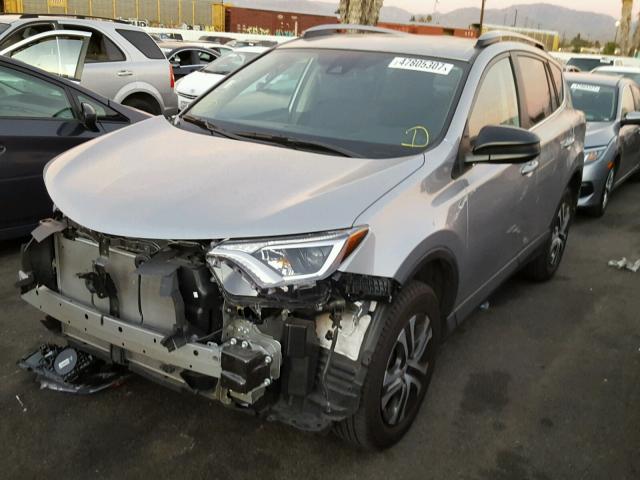 2T3ZFREV2HW358528 - 2017 TOYOTA RAV4 LE GRAY photo 2