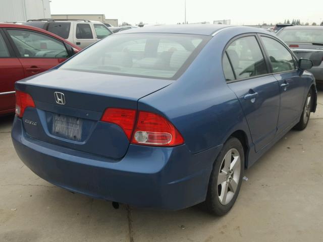 JHMFA16866S005922 - 2006 HONDA CIVIC EX BLUE photo 4