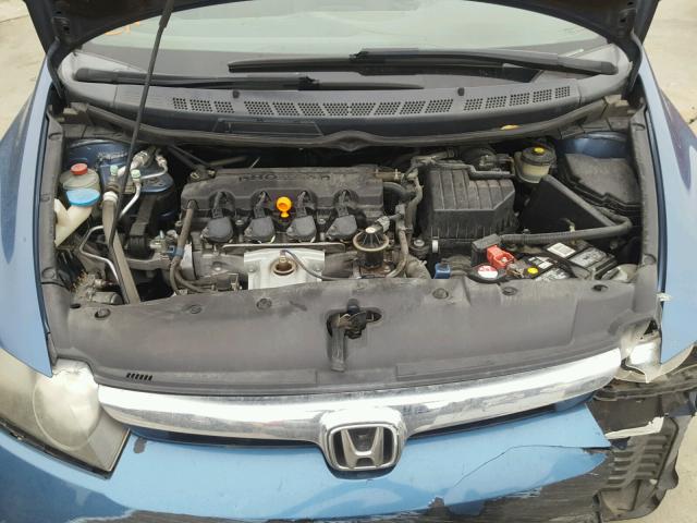 JHMFA16866S005922 - 2006 HONDA CIVIC EX ლურჯი ფოტო 7