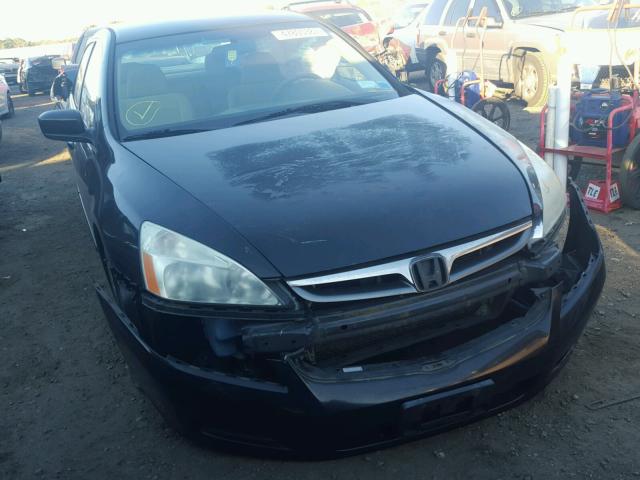 1HGCM56397A048571 - 2007 HONDA ACCORD SE BLACK photo 1