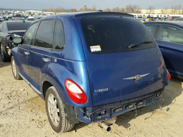 3A4GY5F95AT205791 - 2010 CHRYSLER PT CRUISER BLUE photo 3