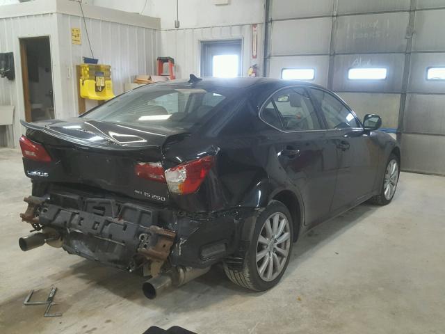 JTHCK262772017368 - 2007 LEXUS IS 250 BLACK photo 4