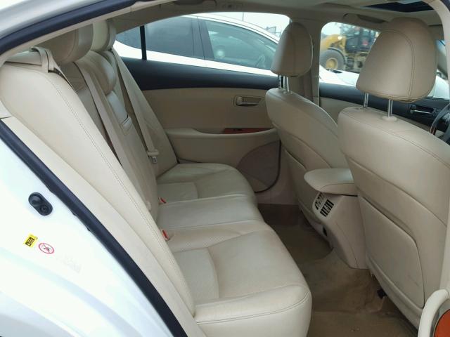 JTHBK1EG5A2369259 - 2010 LEXUS ES 350 WHITE photo 6