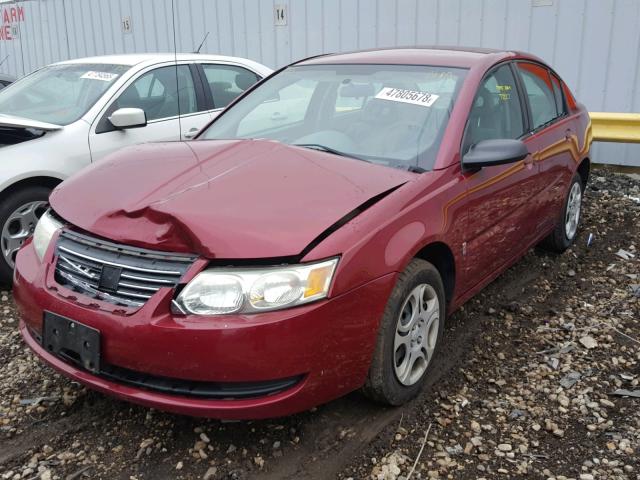 1G8AJ52F25Z115440 - 2005 SATURN ION LEVEL MAROON photo 2
