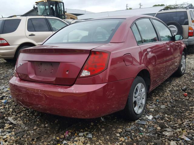 1G8AJ52F25Z115440 - 2005 SATURN ION LEVEL MAROON photo 4