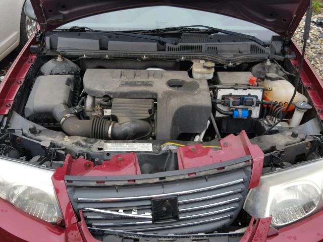 1G8AJ52F25Z115440 - 2005 SATURN ION LEVEL MAROON photo 7