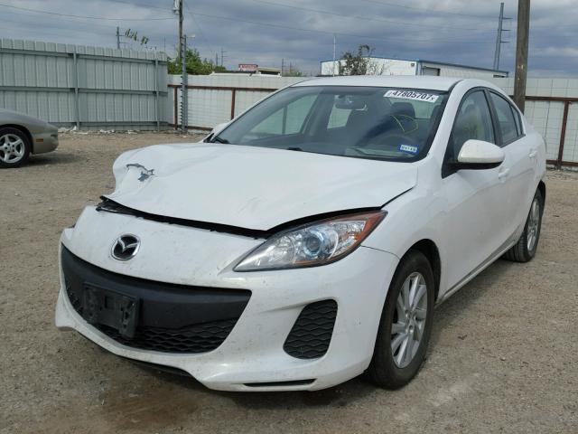 JM1BL1V74C1568584 - 2012 MAZDA 3 I WHITE photo 2