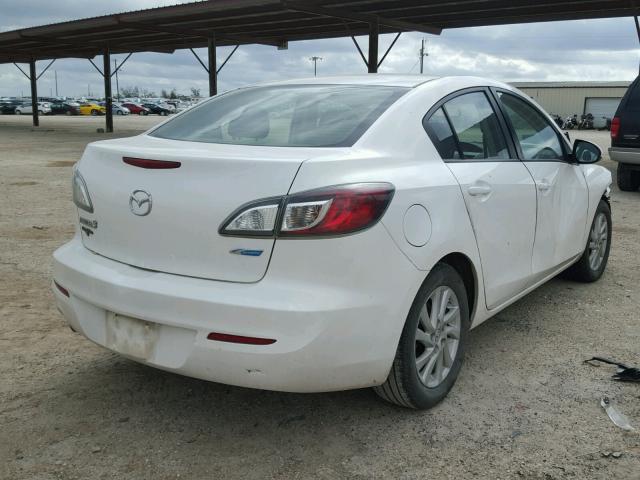 JM1BL1V74C1568584 - 2012 MAZDA 3 I WHITE photo 4