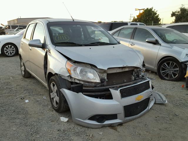 KL1TD6DE6BB158237 - 2011 CHEVROLET AVEO LS SILVER photo 1