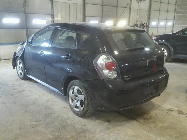 5Y2SP67889Z466285 - 2009 PONTIAC VIBE BLACK photo 3