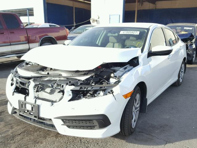 19XFC2F54HE071558 - 2017 HONDA CIVIC LX WHITE photo 2