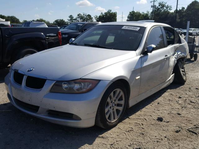 WBAVB17546NK37977 - 2006 BMW 325 I AUTO SILVER photo 2