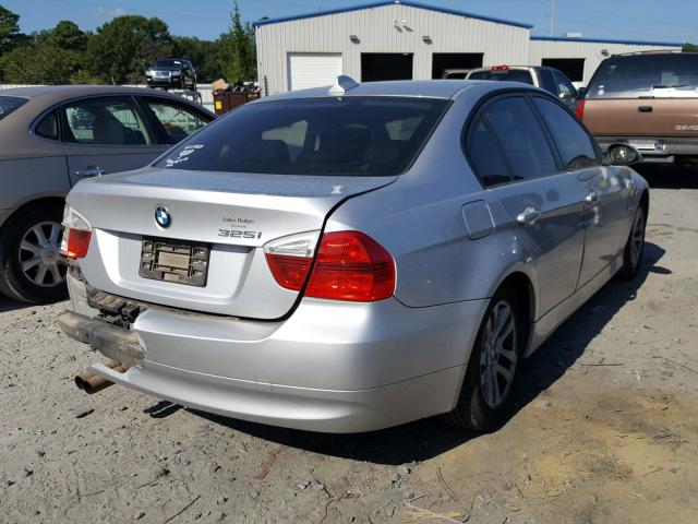 WBAVB17546NK37977 - 2006 BMW 325 I AUTO SILVER photo 4