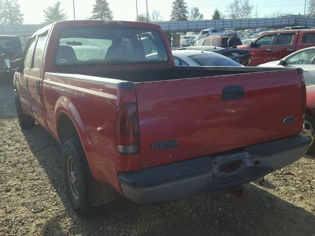 3FTNW20F51MA23714 - 2001 FORD F250 SUPER RED photo 3